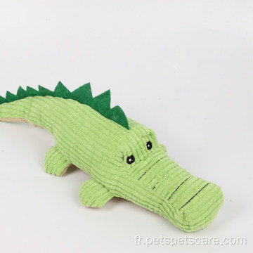 Jouet de chien crocodile en peluche d&#39;usine avec son